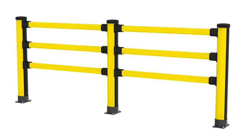 Essential pedestrian with three rails stand alone