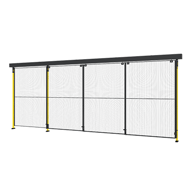 Trippel teleskopskjutport