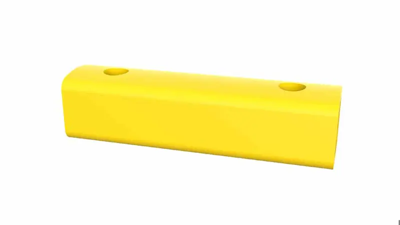 Skyddsräcke för fotgängare - dubbelt skydd