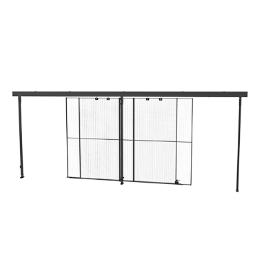 Dubbel skjutport, omlott