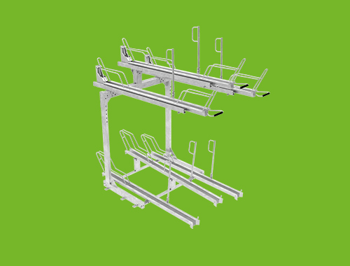 Smarta cykelställ för upp till 16 cyklar - med nya renderade bilder!