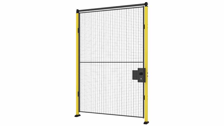 Cylinder Panic Release Lock Mounted On Door