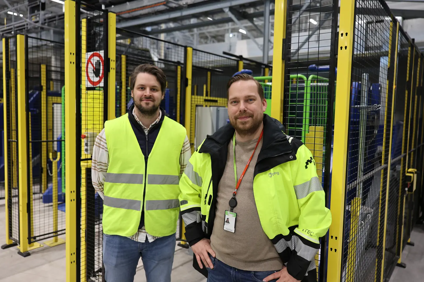 Simon Palm, Specialist på Axelent & Nicholas Kroon, Verksamhetsutvecklare på Bring