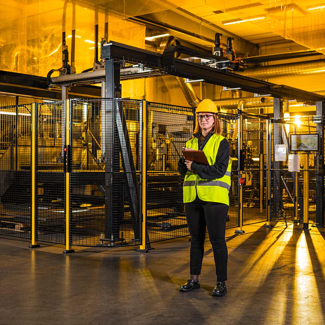 Fasta skyddsanordningar minimerar risker