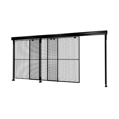 Dubbel skjutport, teleskop