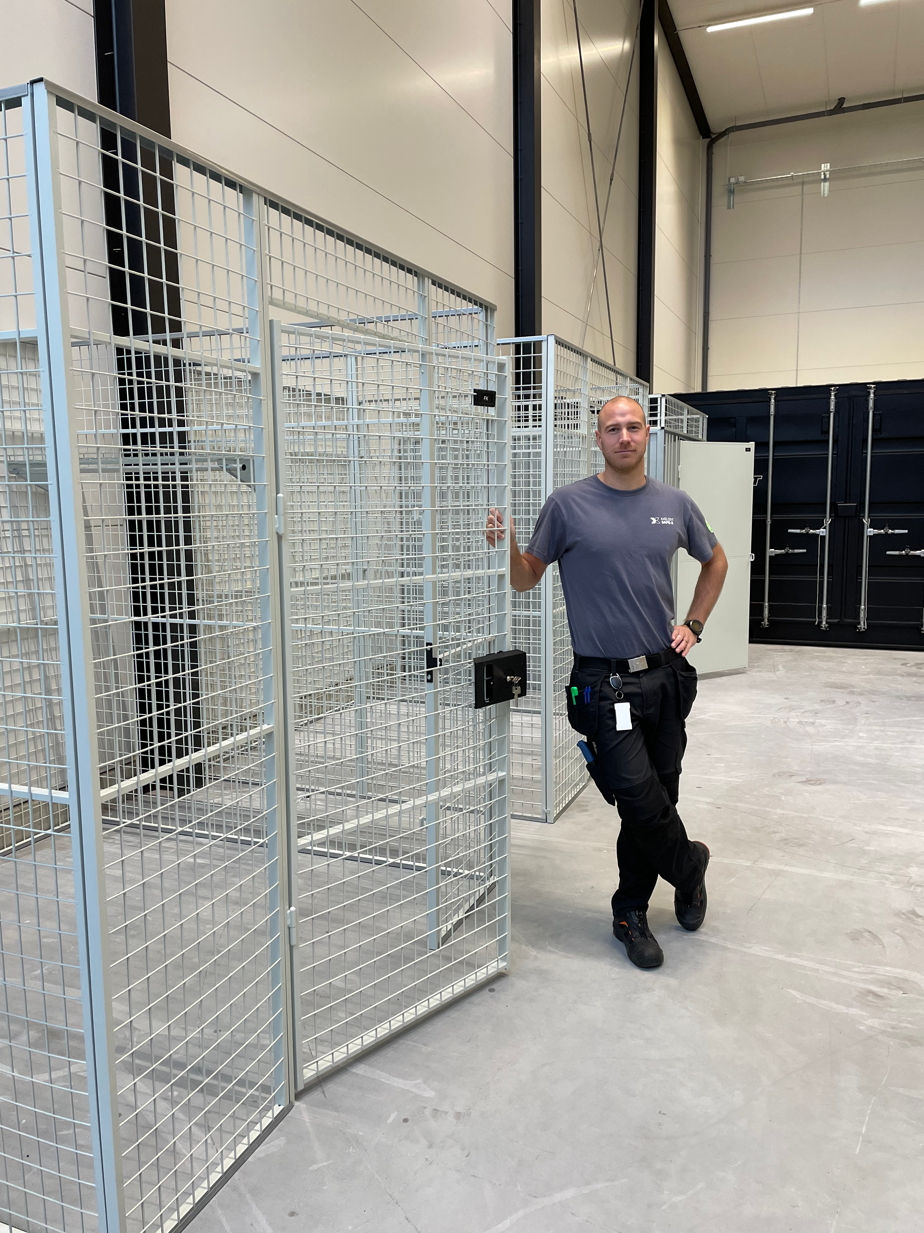 Erik Samuelsson, monteringsansvarig Axelent Safe-X