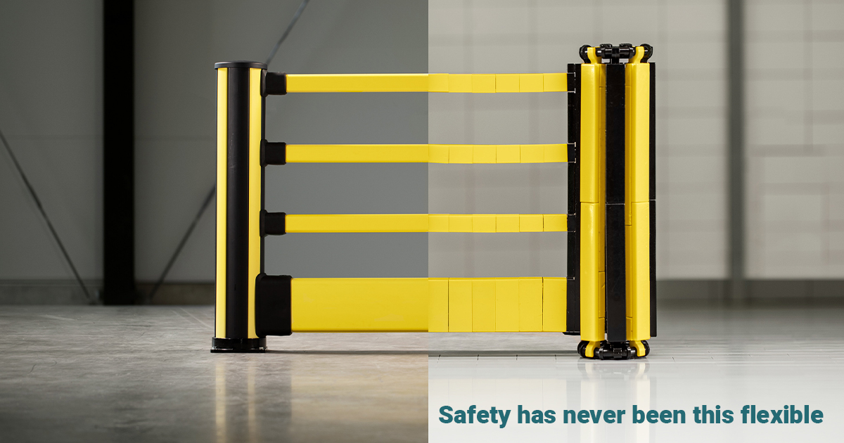 Axelents skyddsräcke för fotgängare