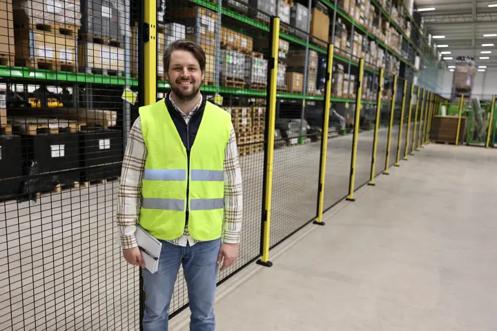 Simon Palm delar sin erfarenhet om maskinskydd