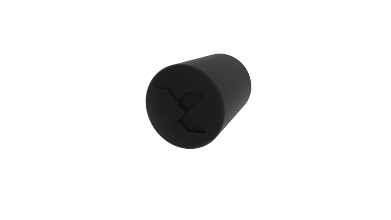 X72 Plastknopp, 100-pack